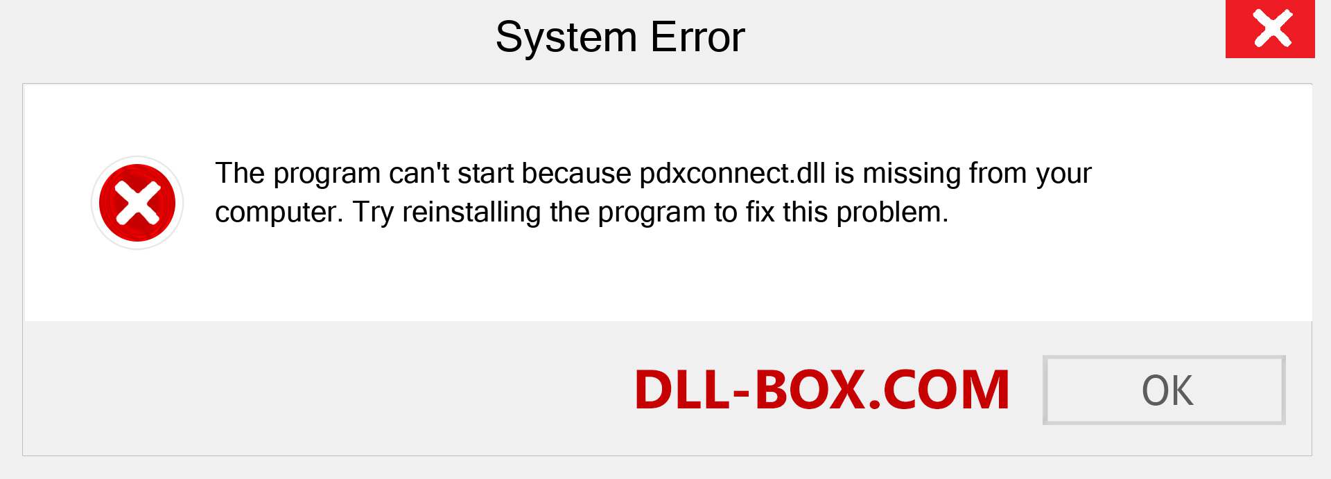  pdxconnect.dll file is missing?. Download for Windows 7, 8, 10 - Fix  pdxconnect dll Missing Error on Windows, photos, images